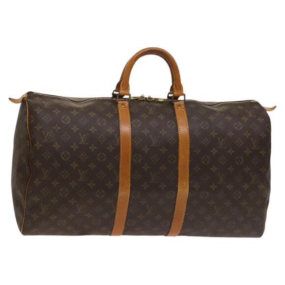 LOUIS VUITTON Monogram Keepall 55 Boston Bag M41424 - Picture 1 of 16